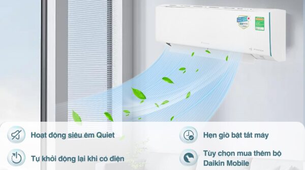 Máy lạnh Daikin Inverter 1 HP ATKF25YVMV