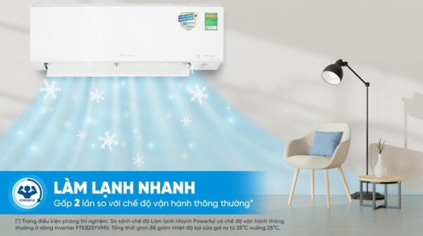 Máy lạnh Daikin Inverter 1.5 HP ATKB35YVMV